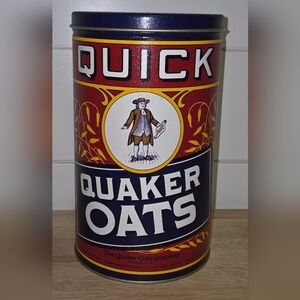 Quaker Oats Vintage Tin Decor